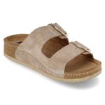 Pantoletten - cappuccino beige