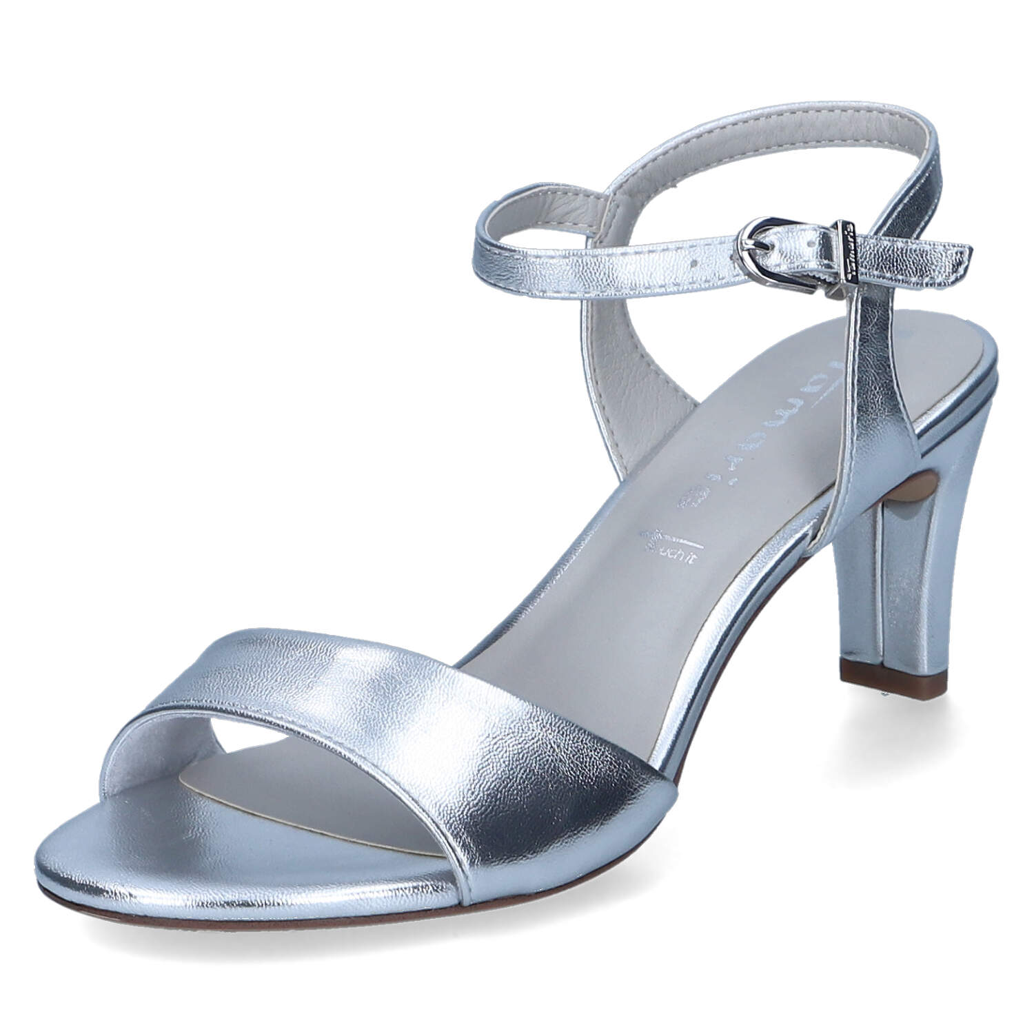 Riemchensandaletten - silver