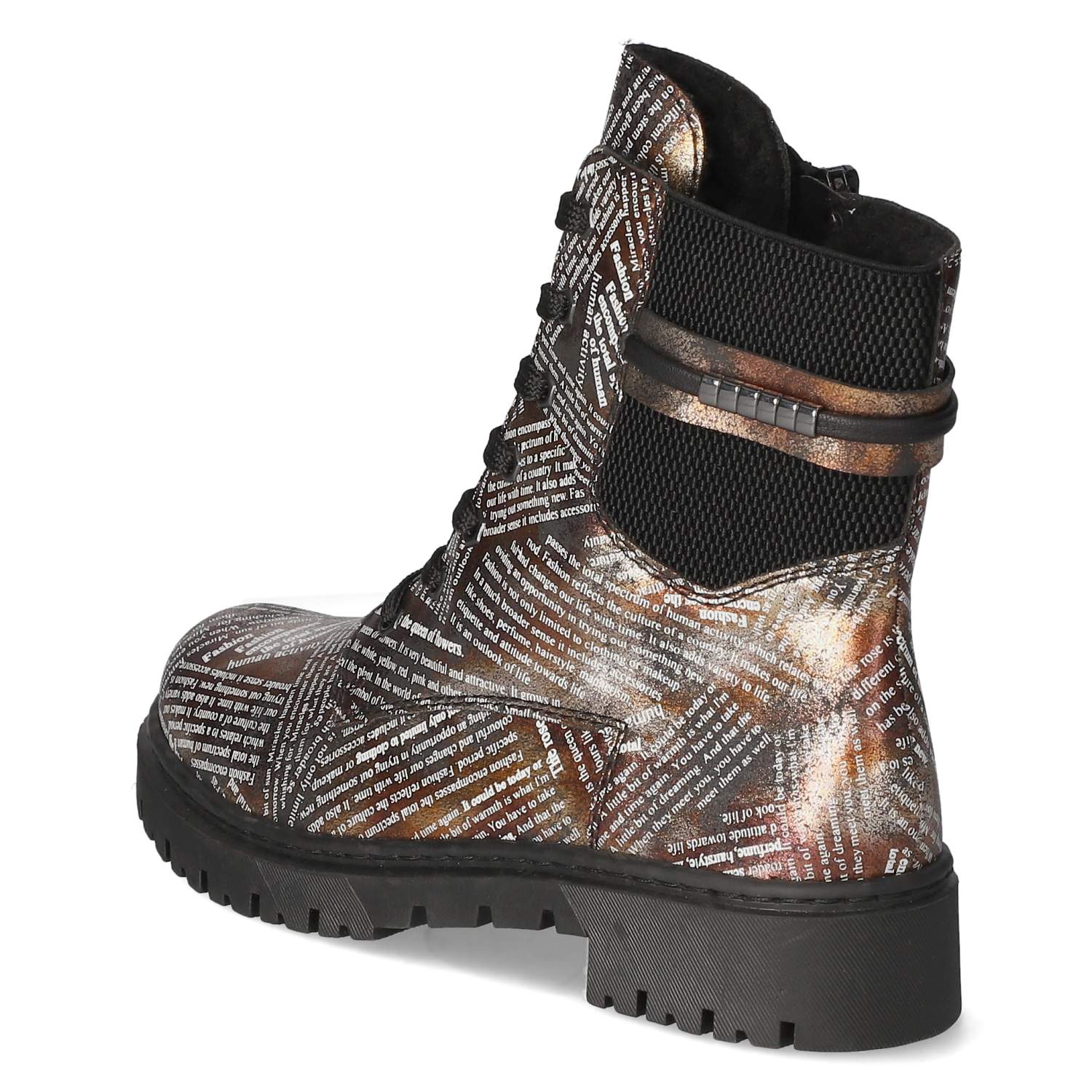 Schnürstiefeletten - multi
