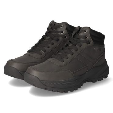 Schnürstiefeletten - black