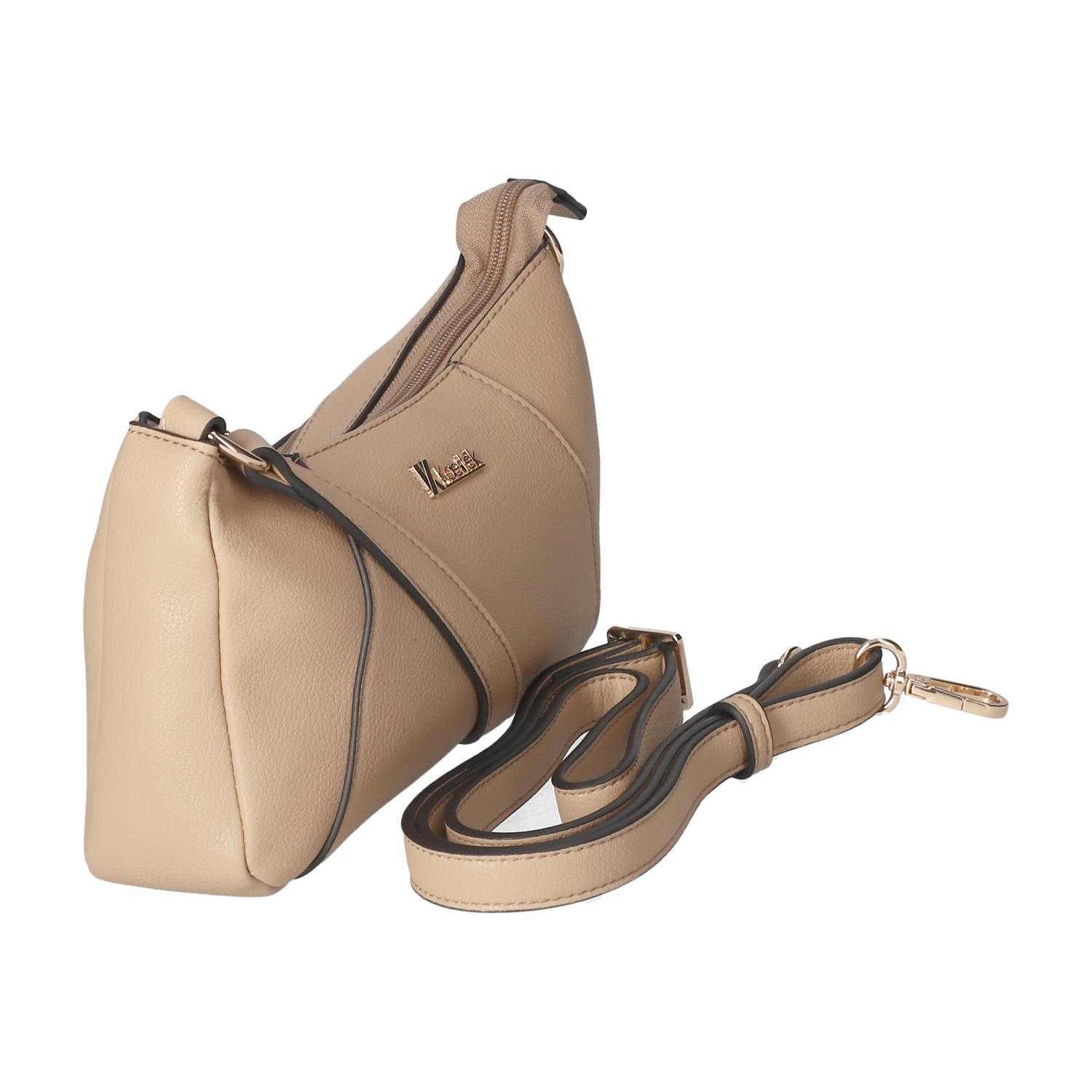 Schultertasche - taupe