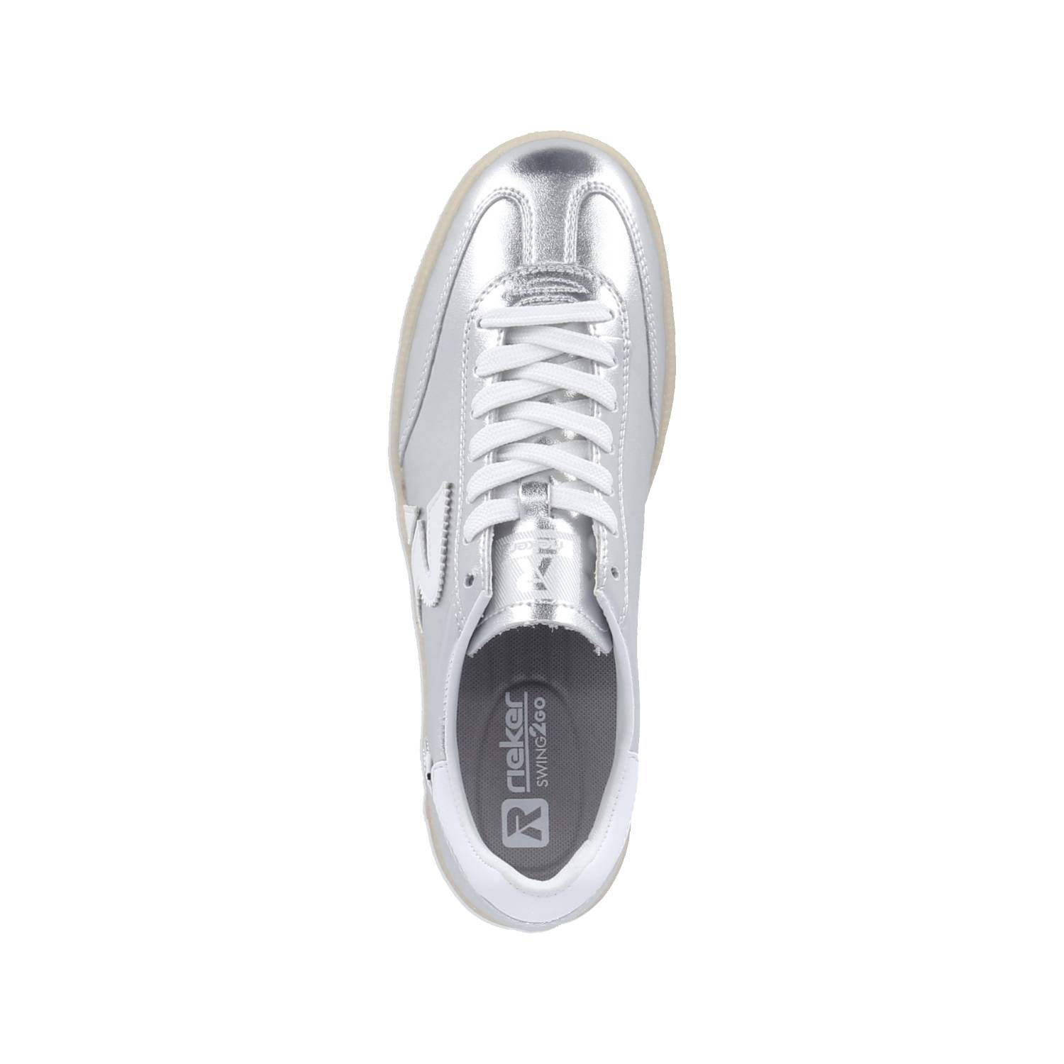 Low Sneaker - silber/platin