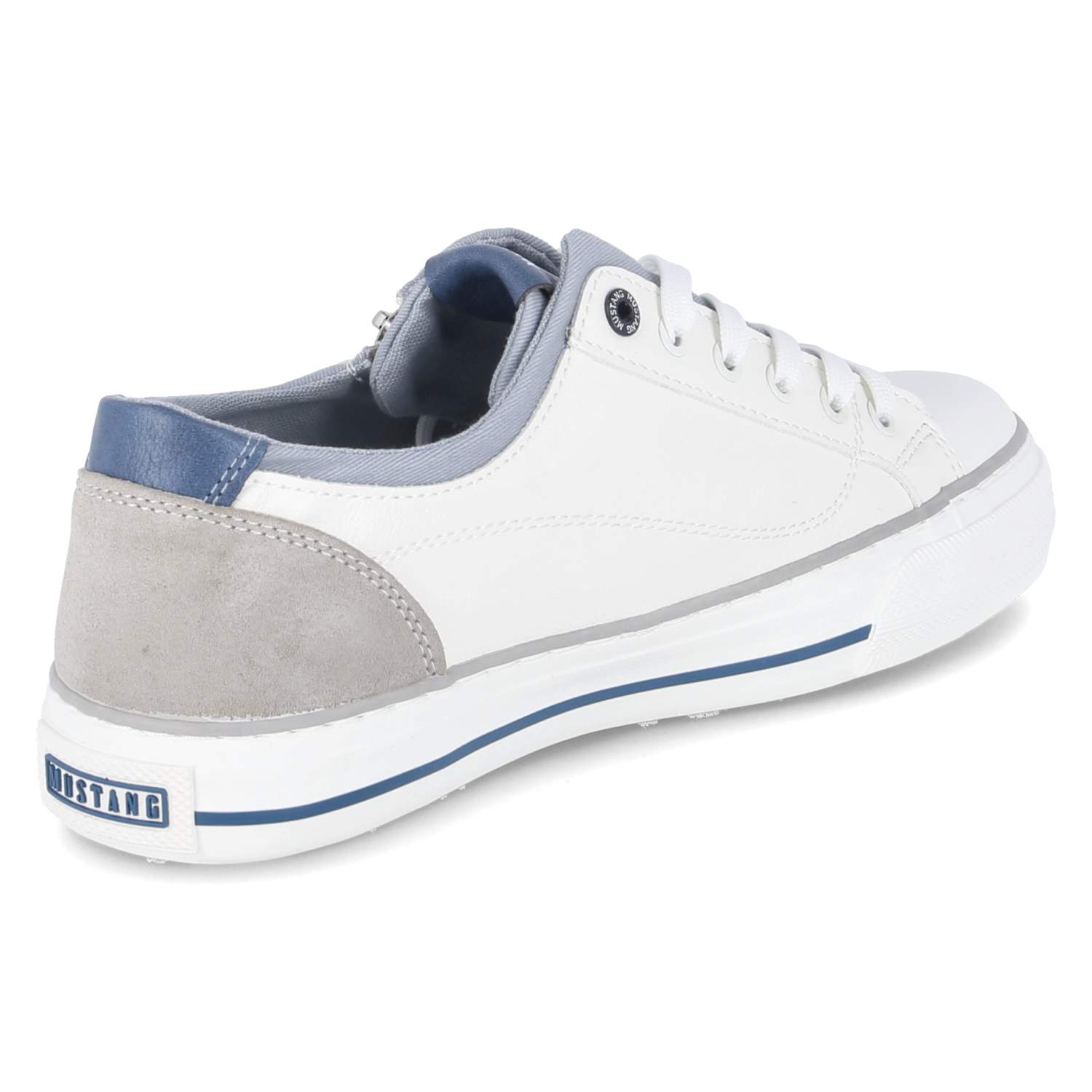 Low Sneaker - weiss/hellblau