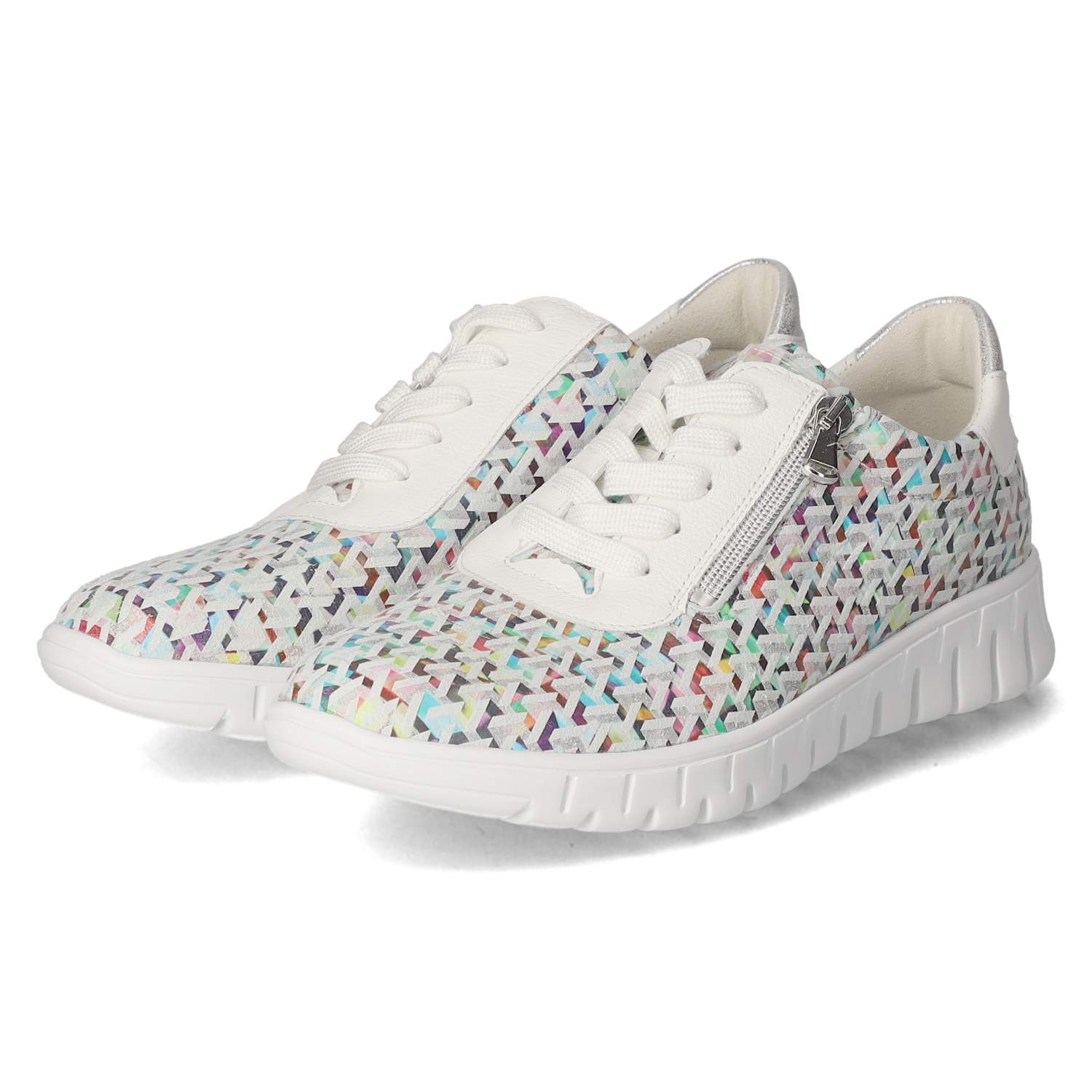 Low Sneaker BIRDY - multi weiss argento