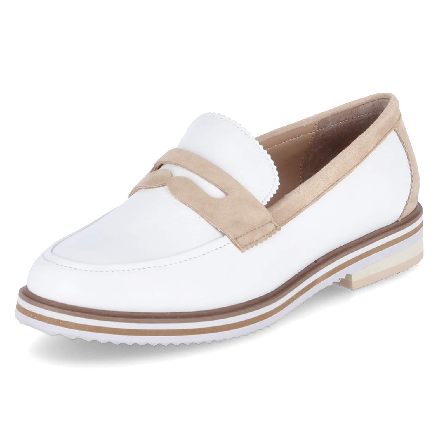 Slipper - white, desert