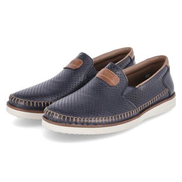 Slipper - navy/amaretto