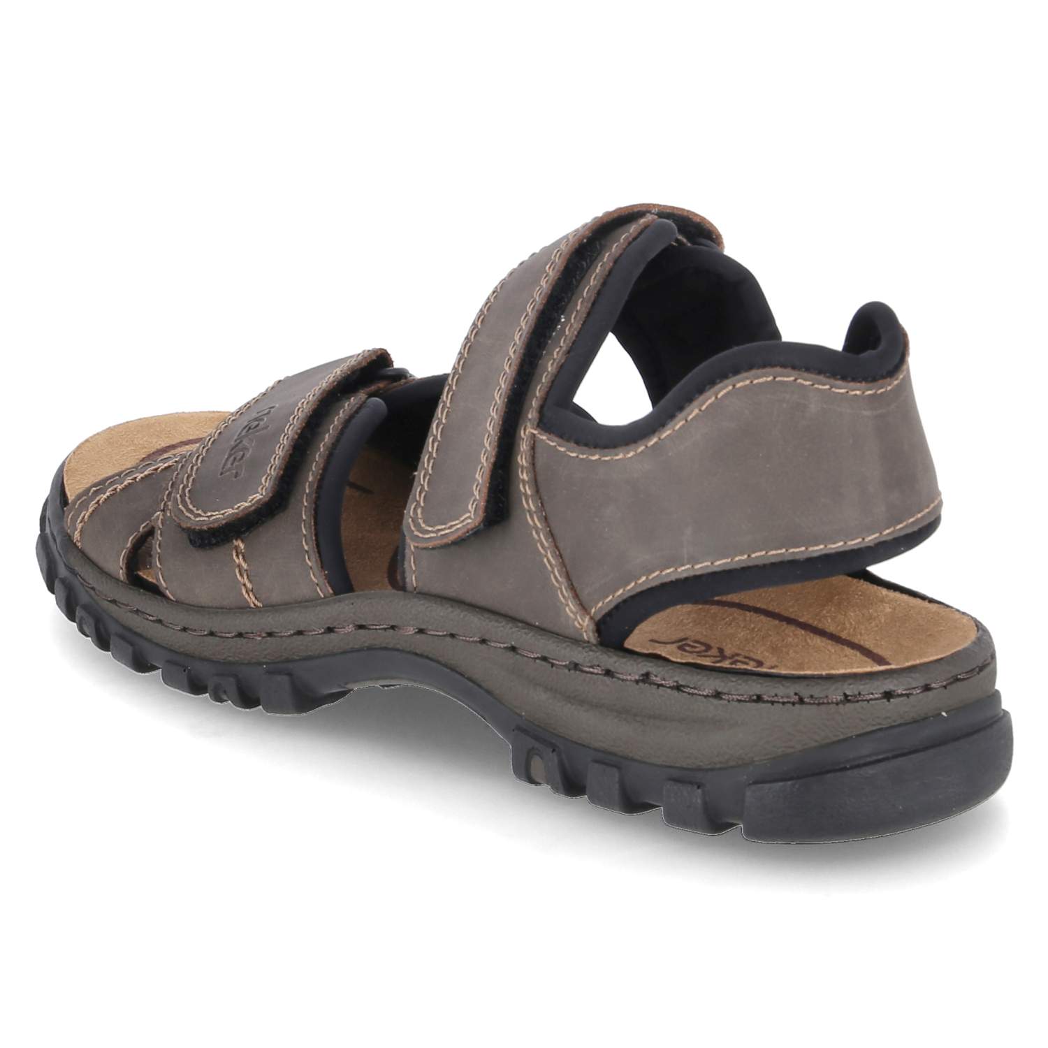 Sandalen - tabak/schwarz