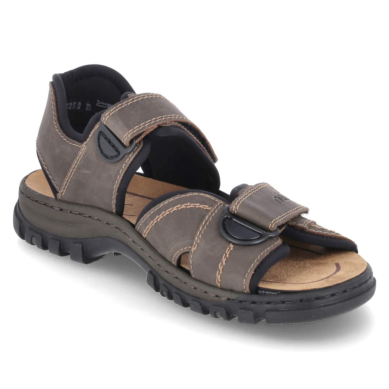 Sandalen - tabak/schwarz