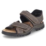 Sandalen - tabak/schwarz