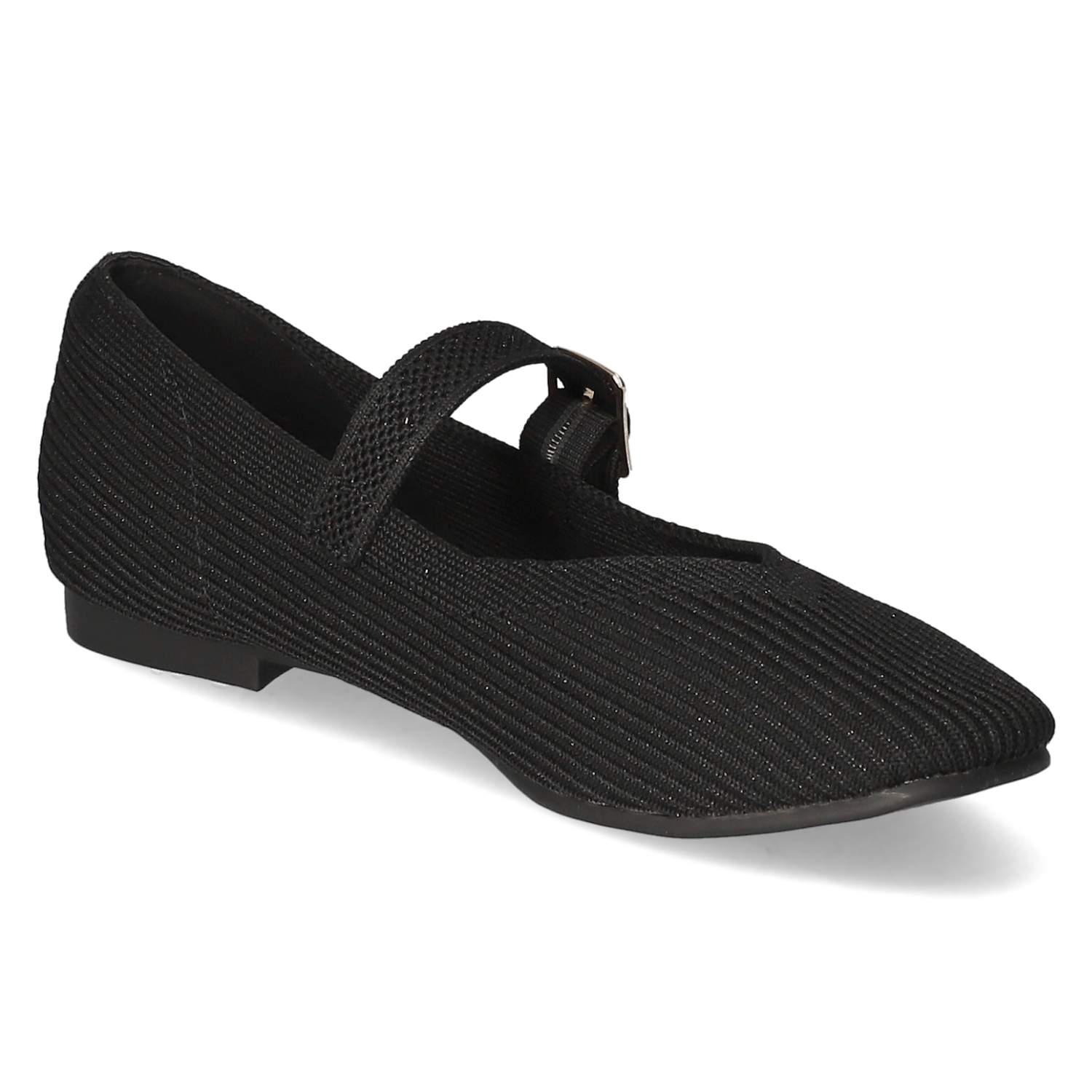 Ballerinas - black/silver