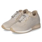 Low Sneaker - beige silber