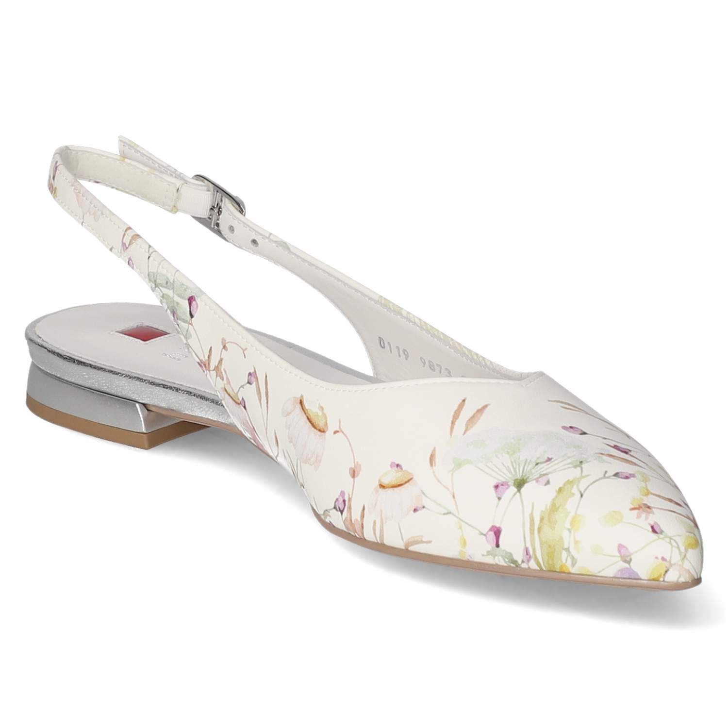 Slingballerinas - weiss/multi