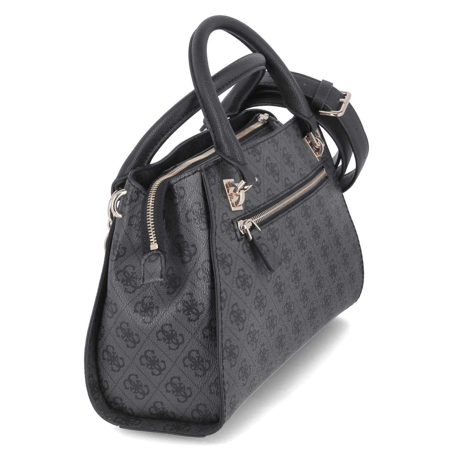 Luxury Satchel NOELLE - coal logo