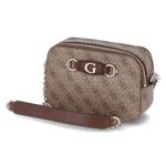 Camera Bag IZZY - latte logo/ brown