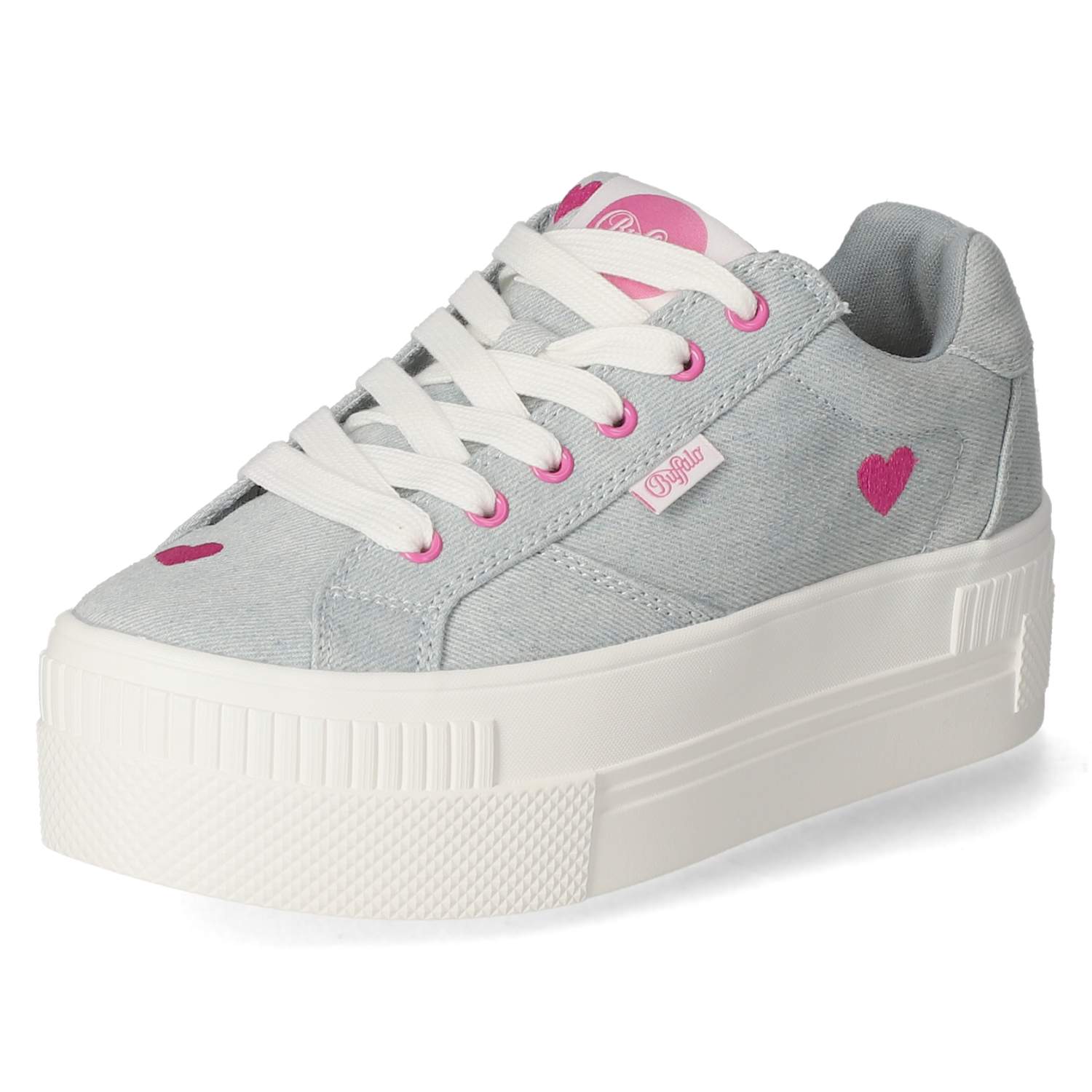 Low Sneaker PAIRED HEART - blue/pink