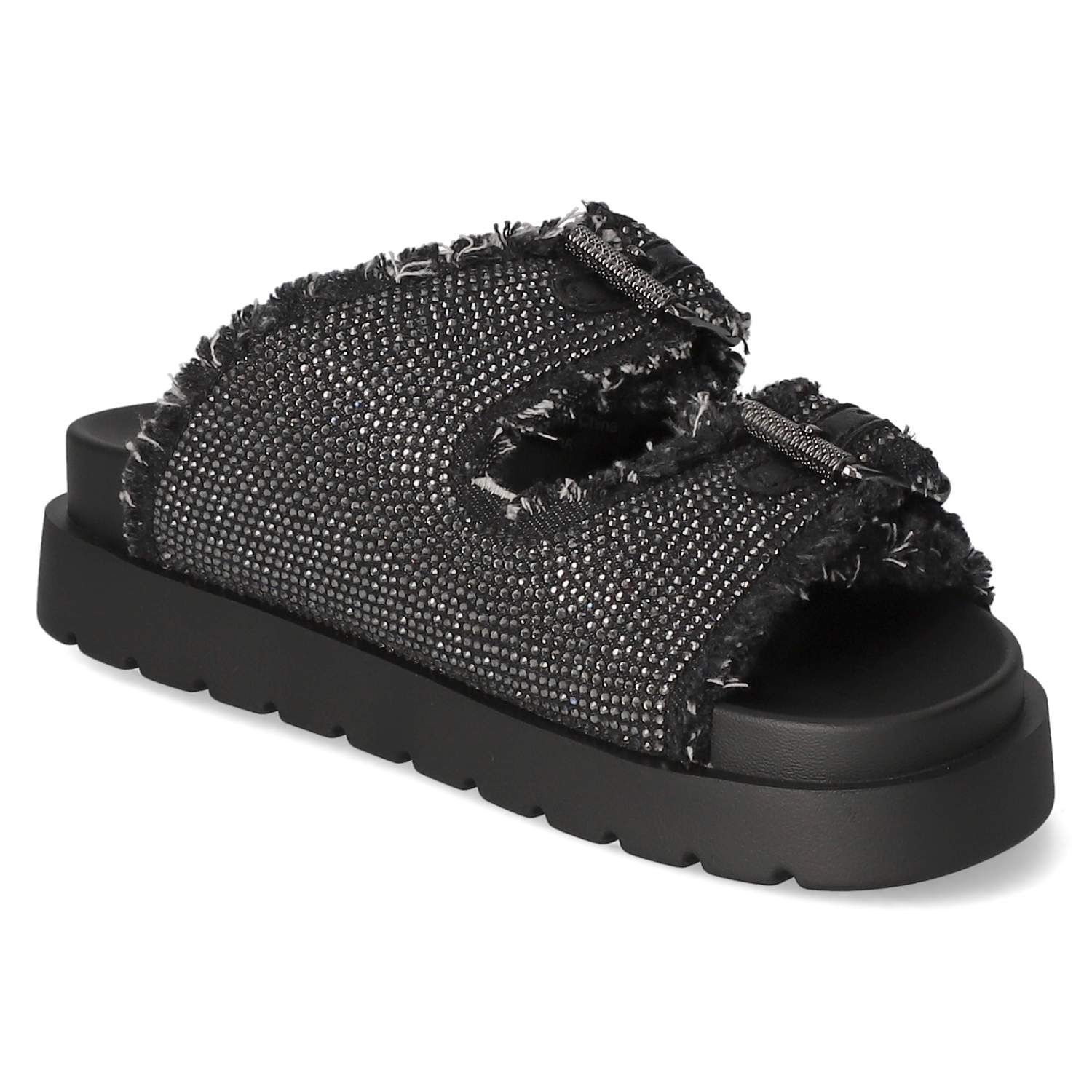 Pantoletten EVE ARI SPARK - black/grey