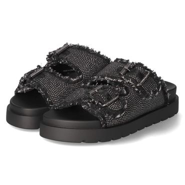 Pantoletten EVE ARI SPARK - black/grey