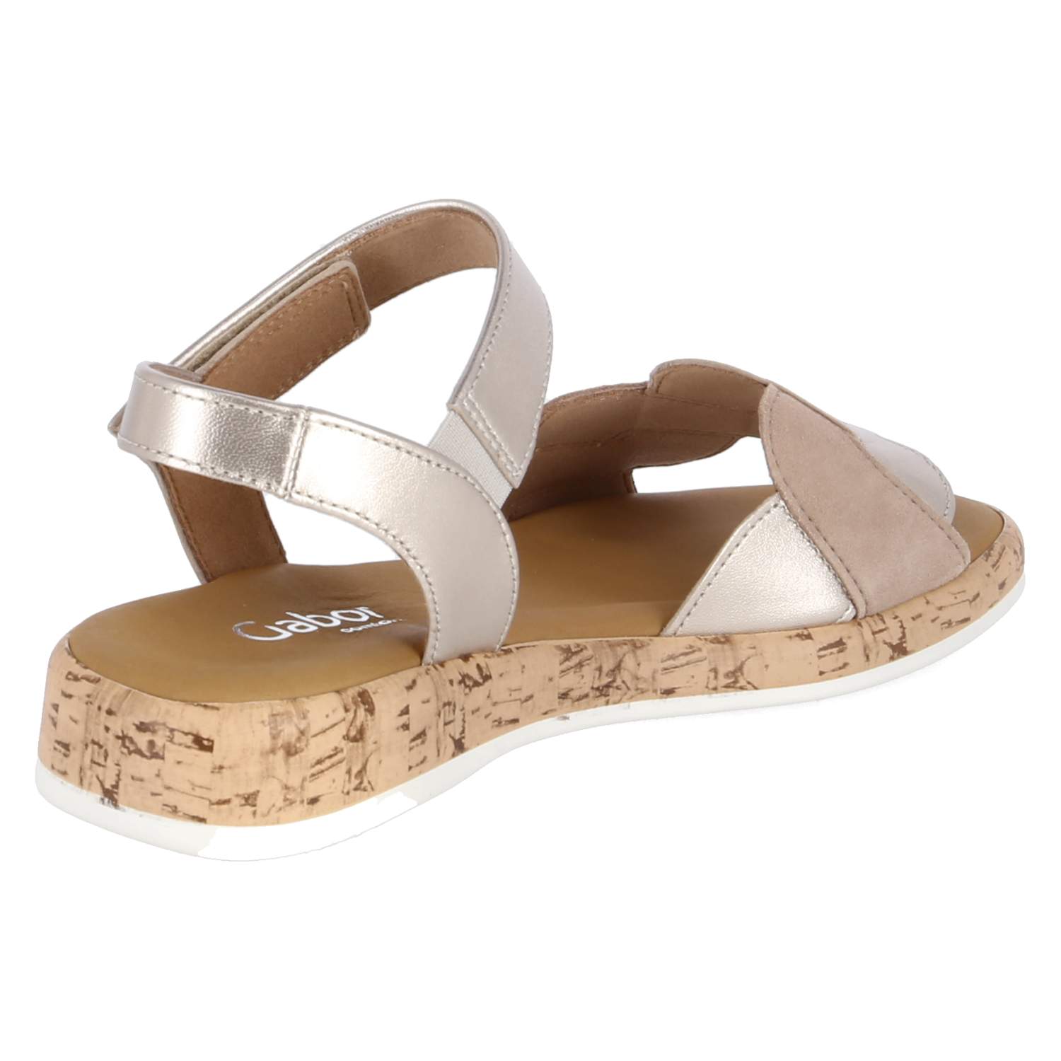 Sandalen - puder/sand(s.kork)