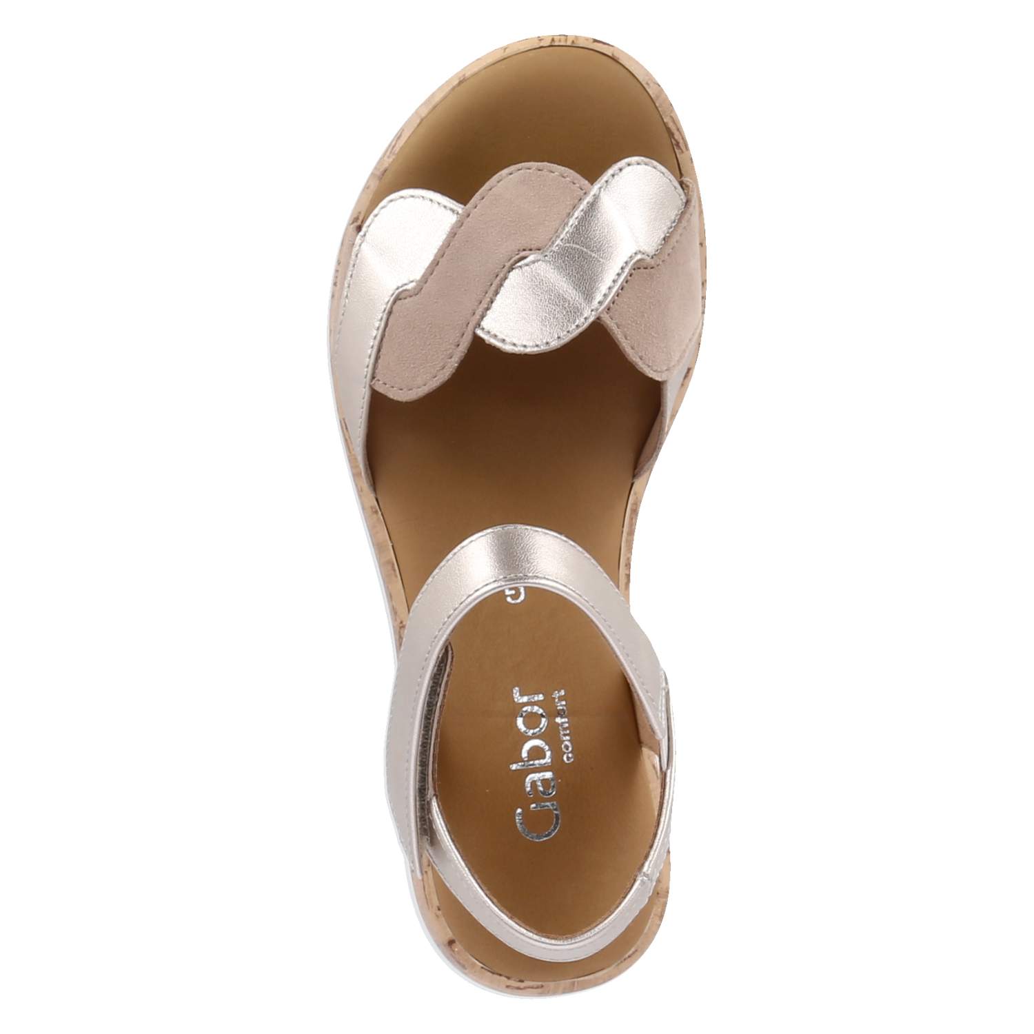 Sandalen - puder/sand(s.kork)