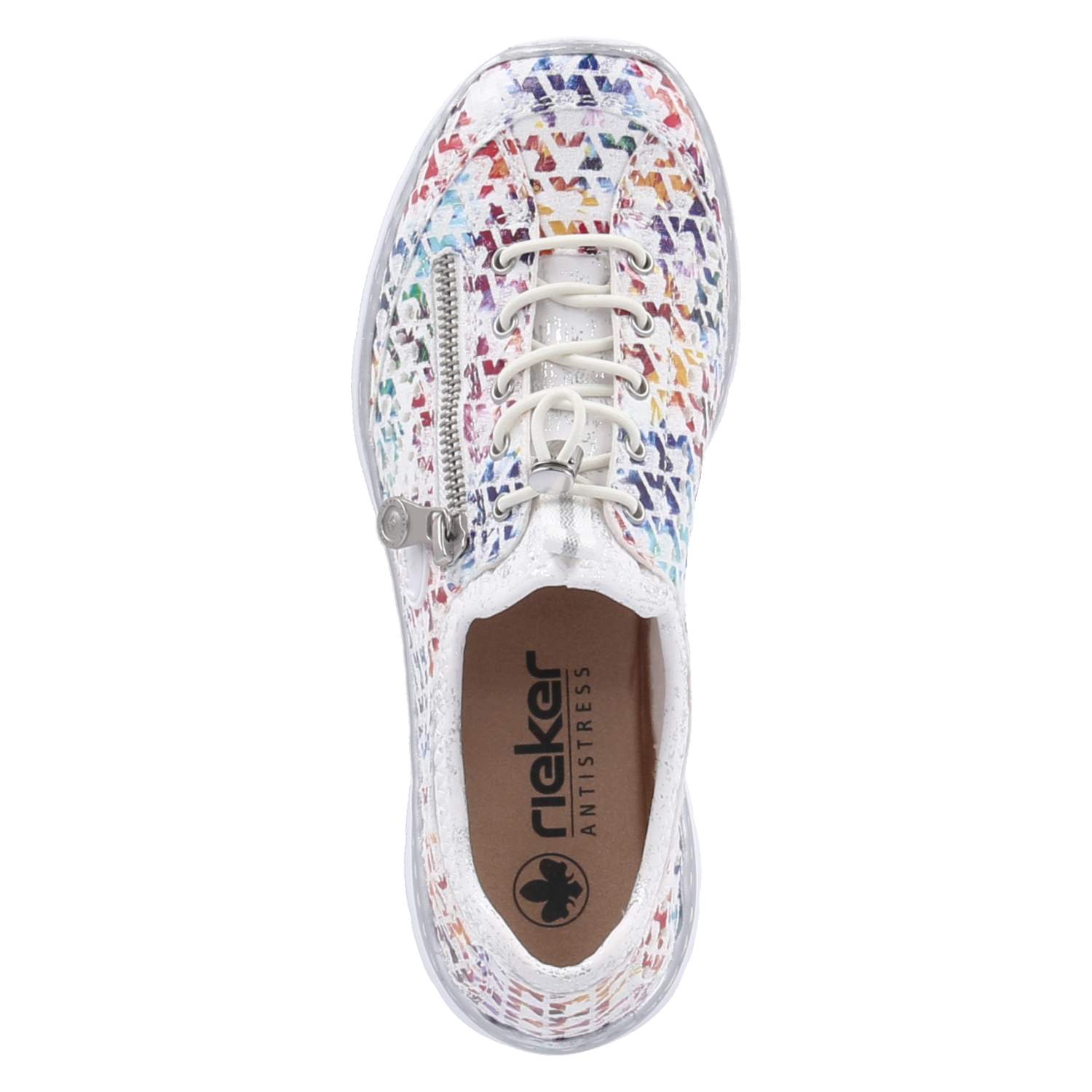 Slip-On-Sneaker - multi/weiss-silber