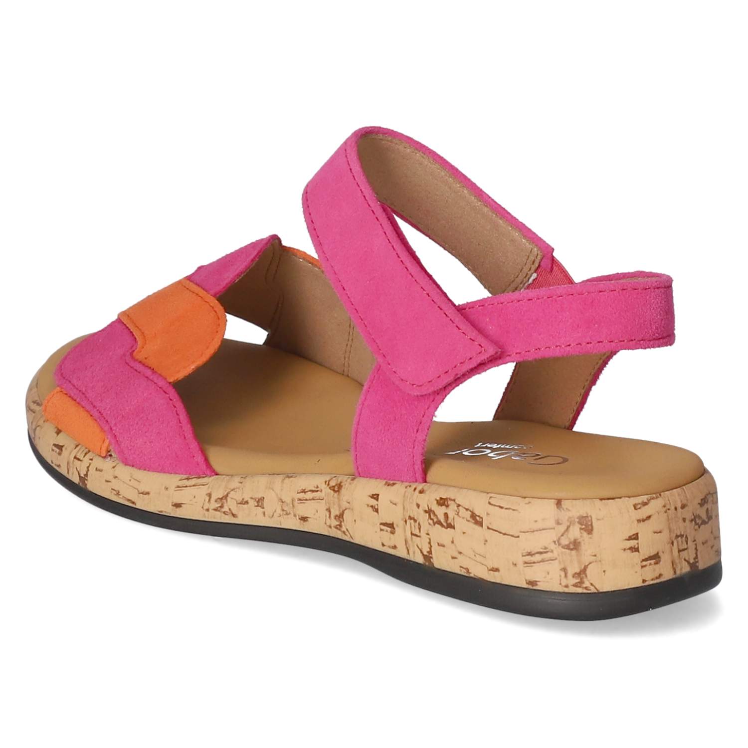 Sandalen - pink/manda(s.kork)