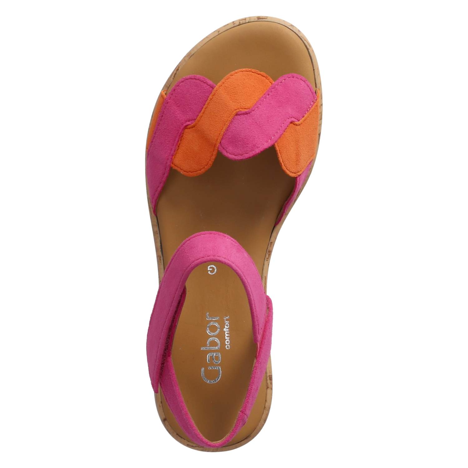 Sandalen - pink/manda(s.kork)