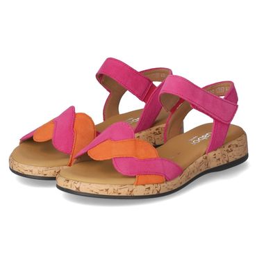 Sandalen - pink/manda(s.kork)