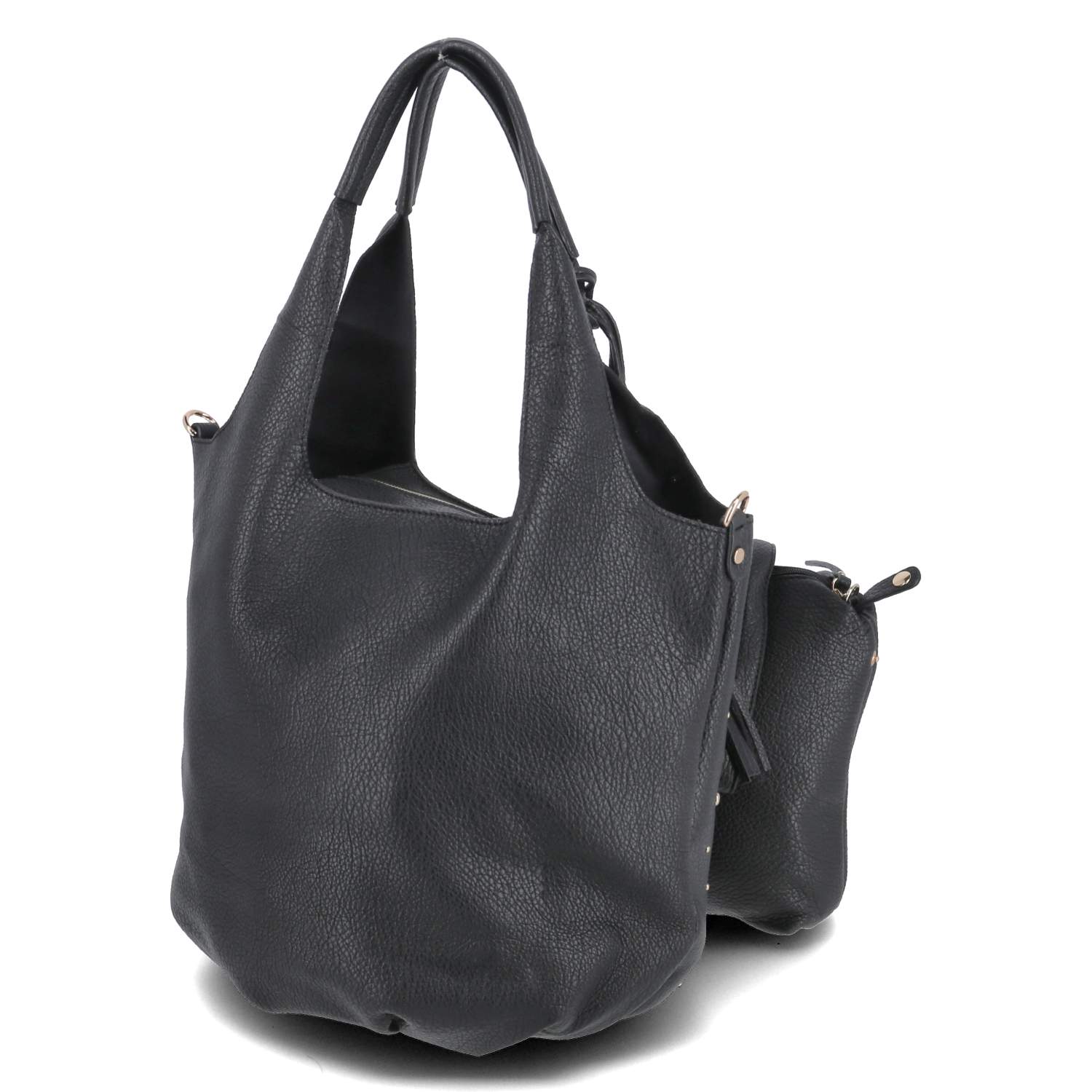 Bucket Bag - black-mat