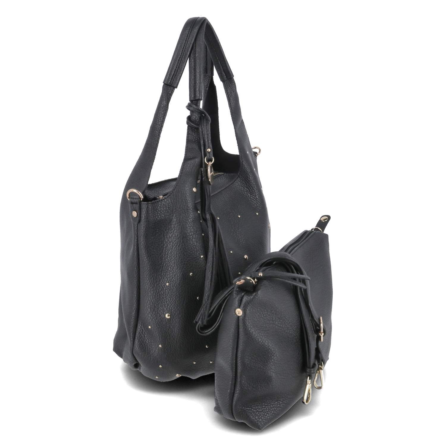 Bucket Bag - black-mat