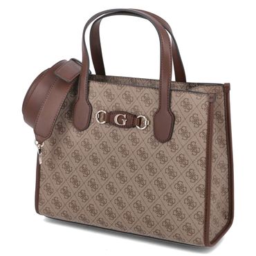 Handtasche IZZY - latte logo brown