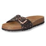 Pantoletten - black/leopard