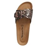 Pantoletten - black/leopard