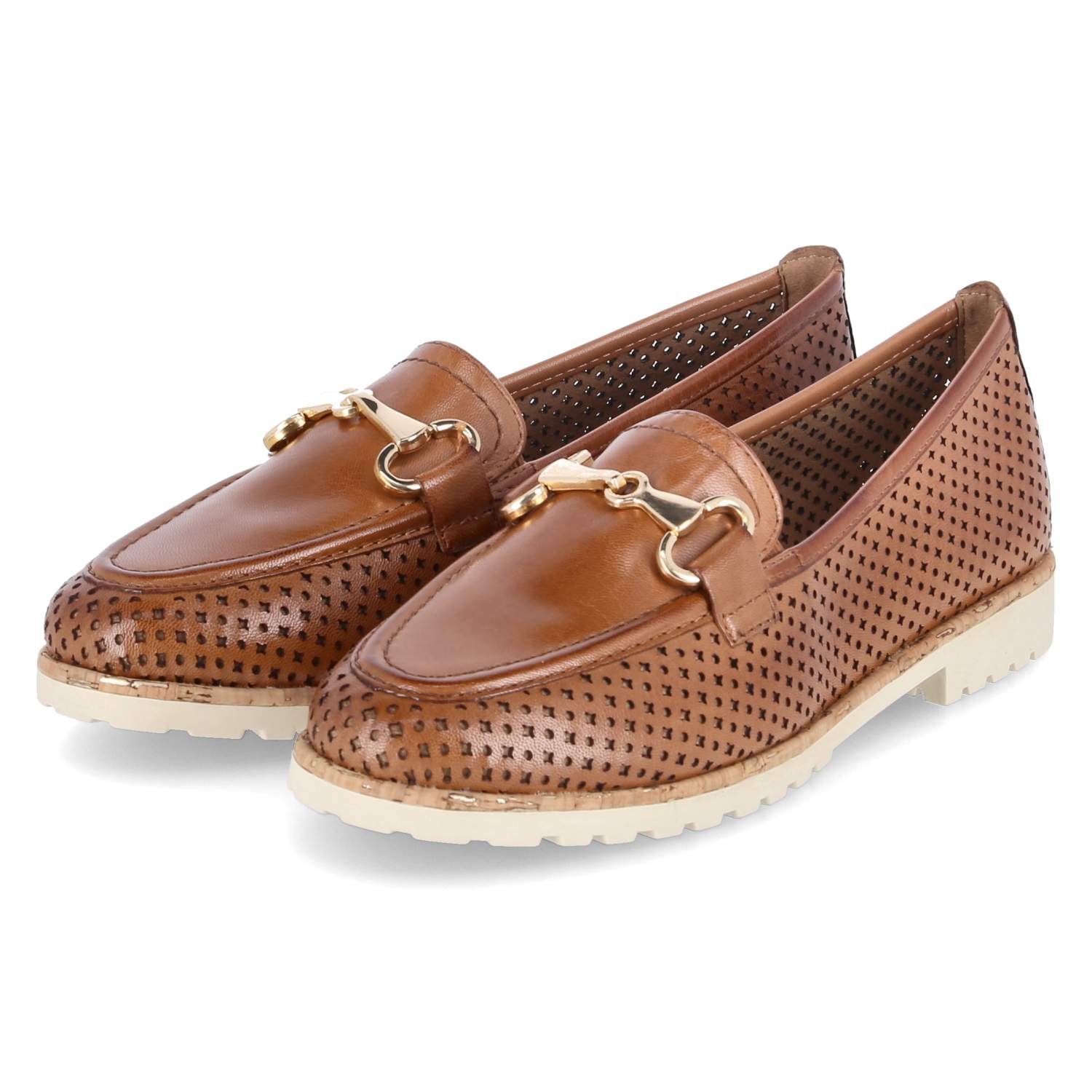 Slipper - cognac