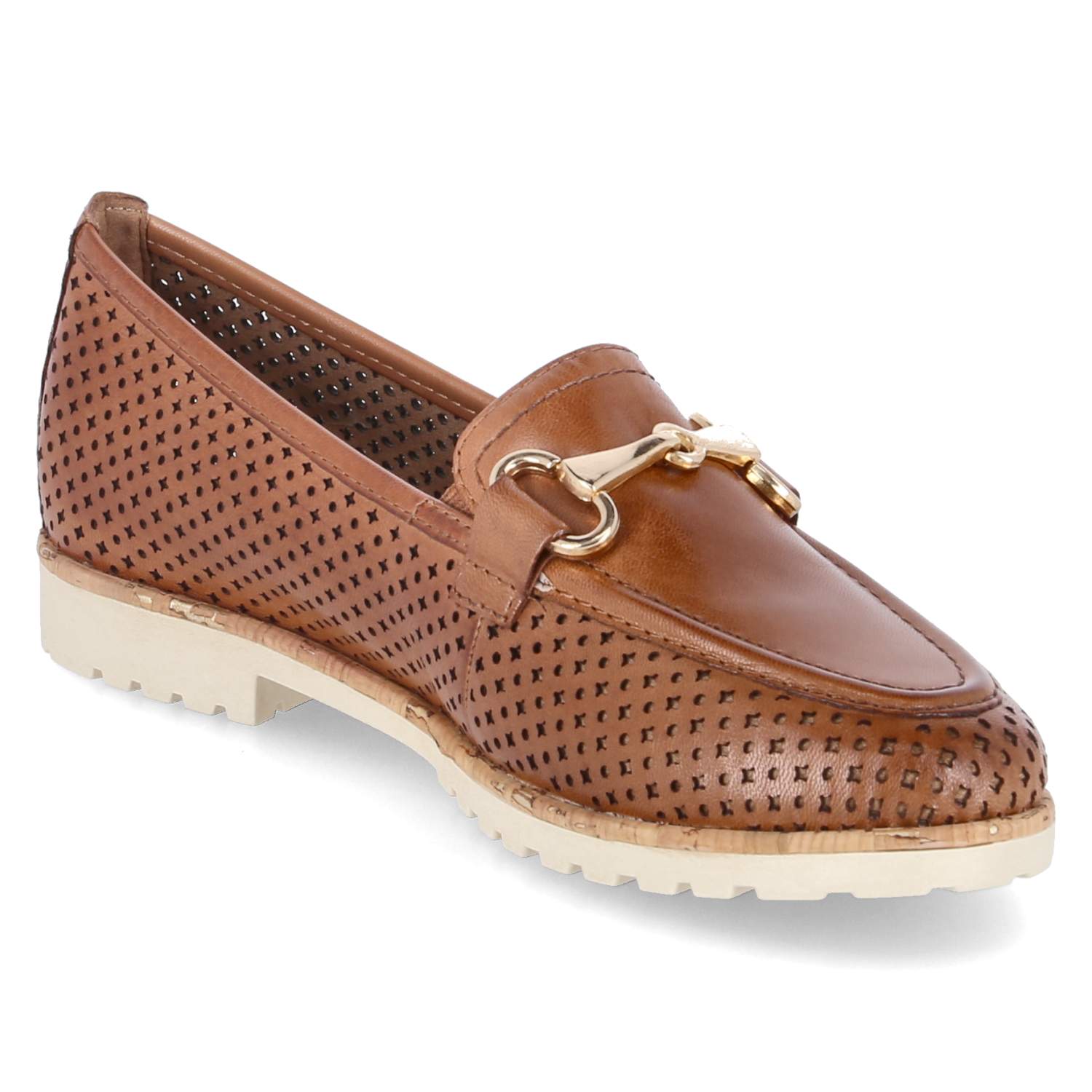 Slipper - cognac