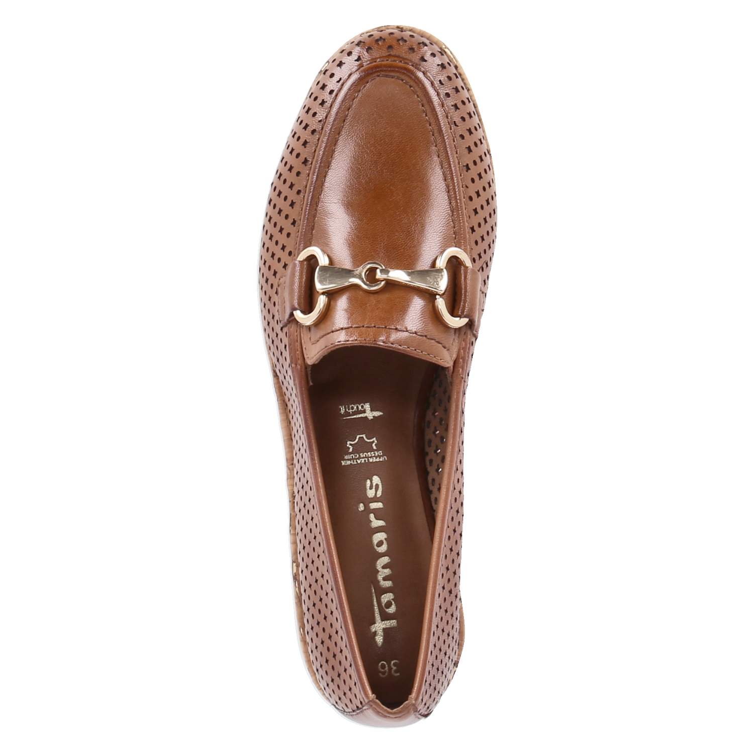 Slipper - cognac