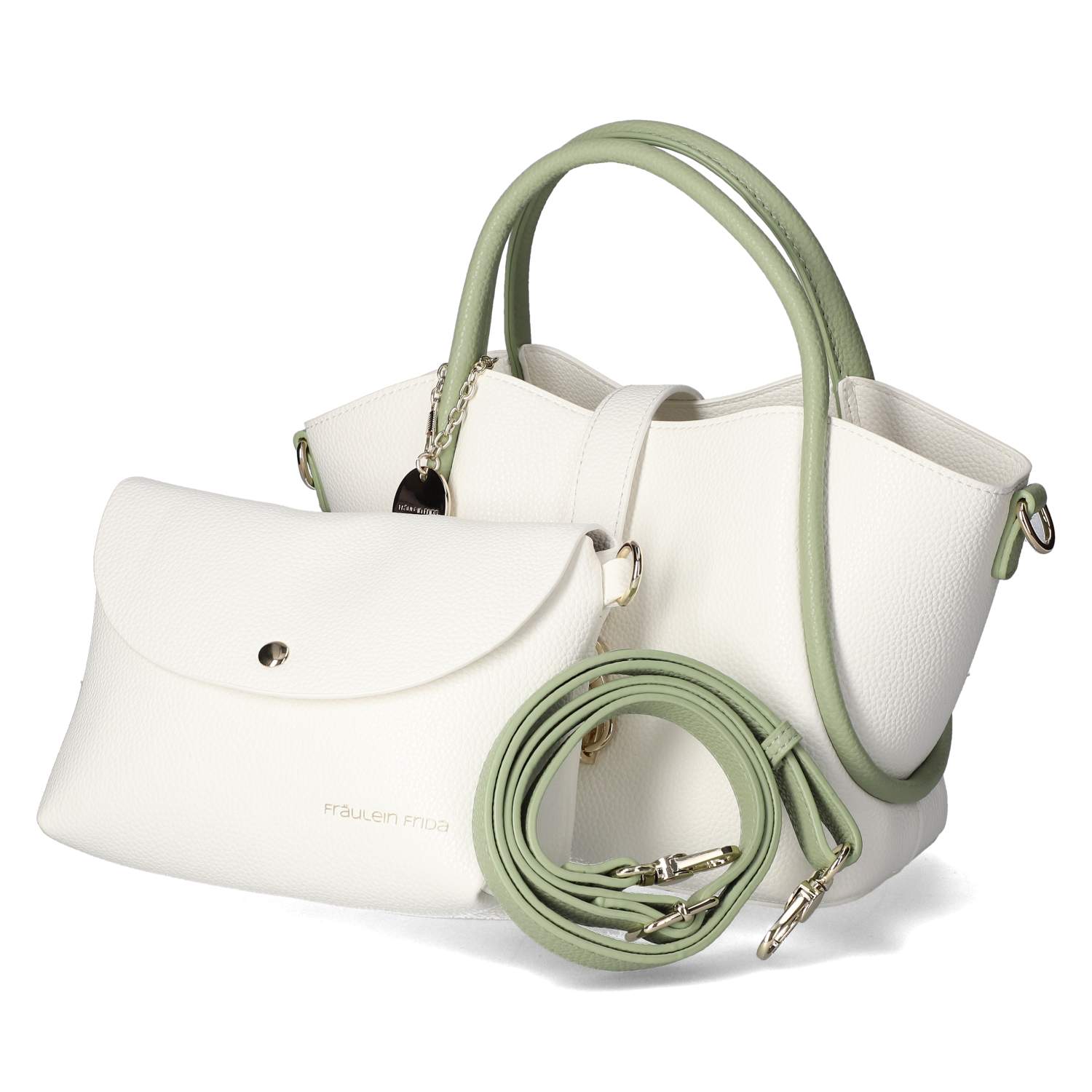 Taschenset - white/green