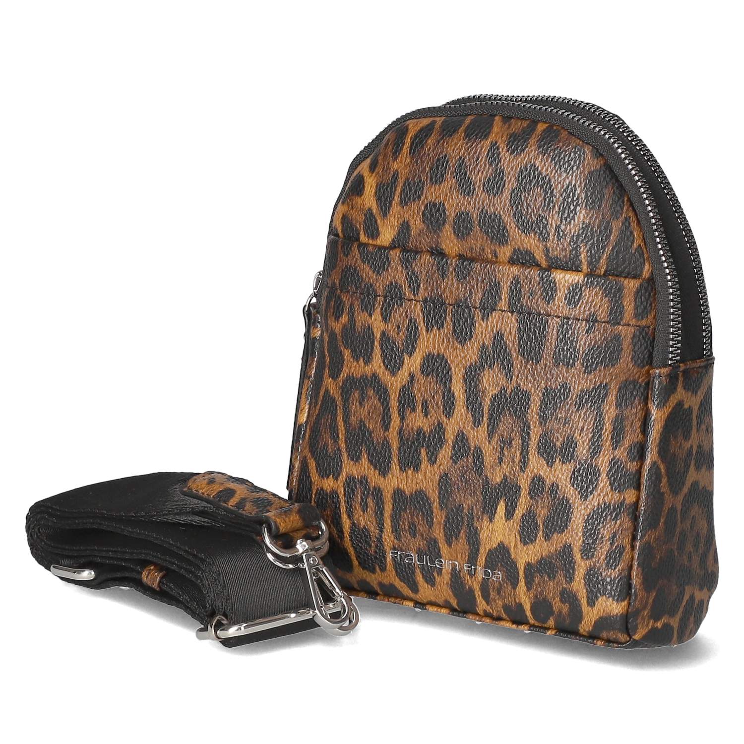 Shoulder Bag - black/cognac