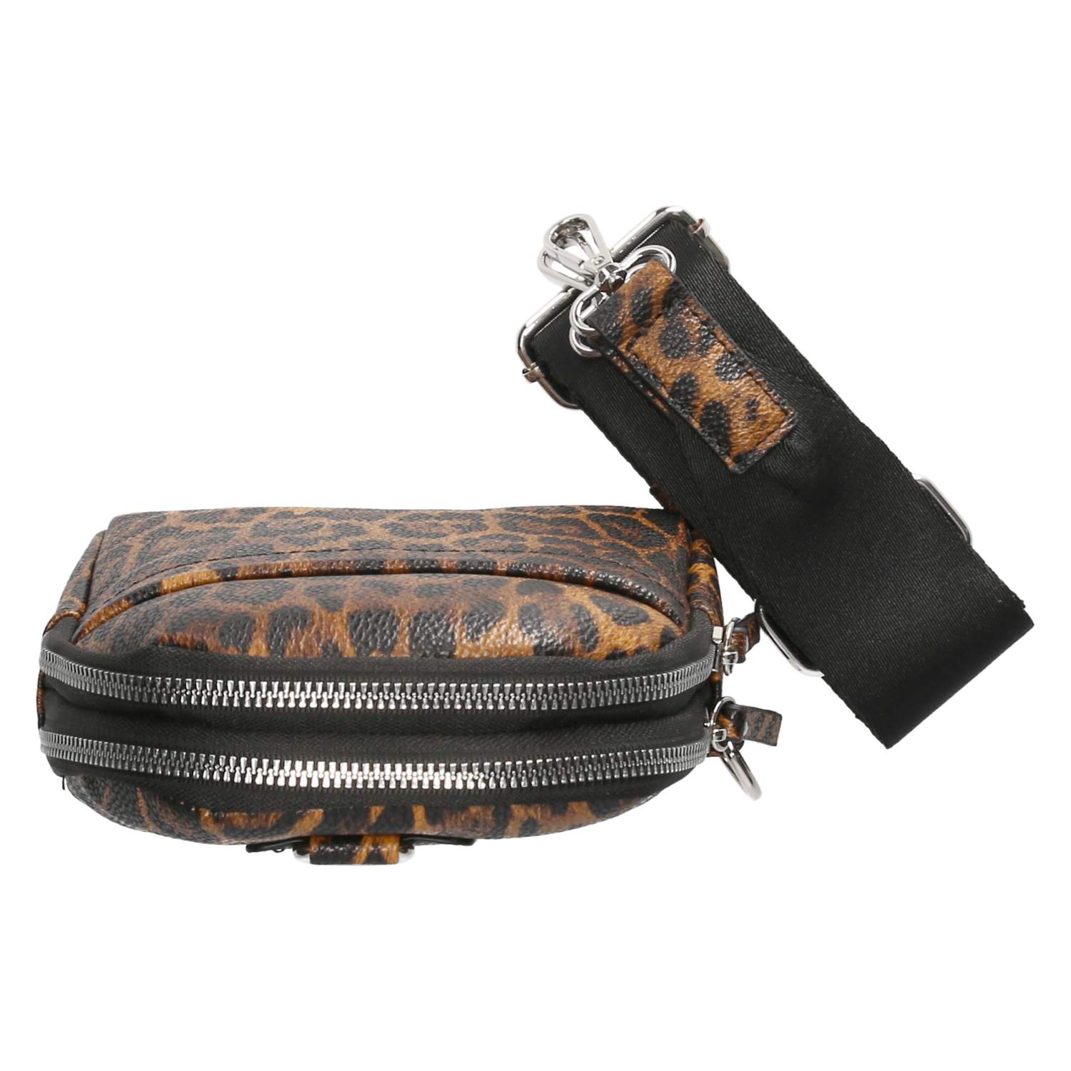 Shoulder Bag - black/cognac