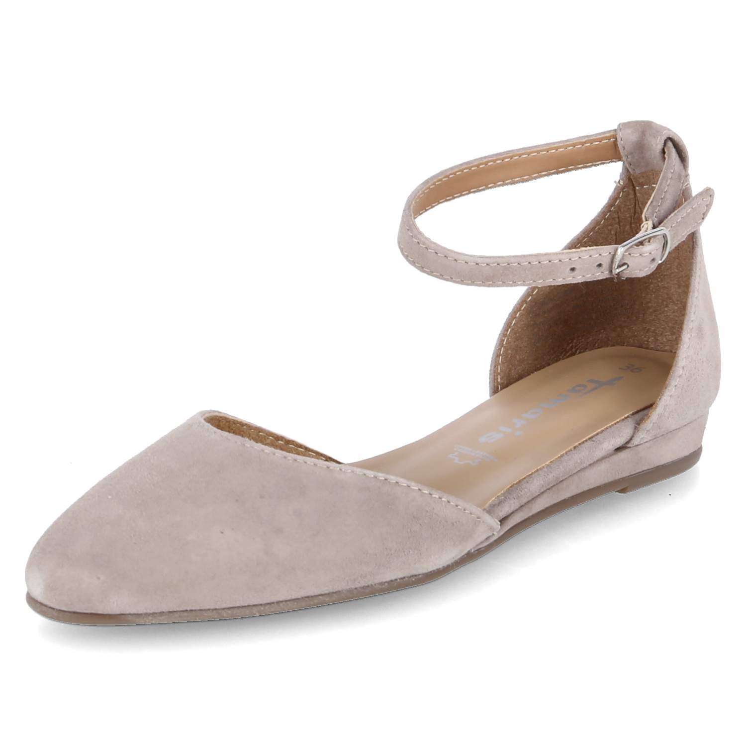 Riemchenballerinas - taupe