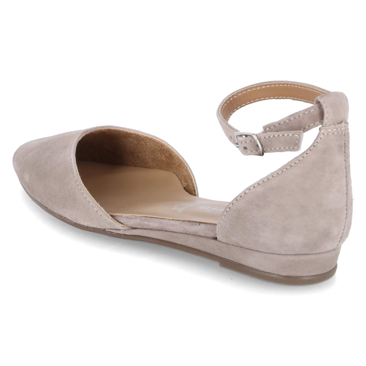 Riemchenballerinas - taupe