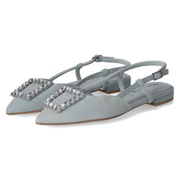 Slingballerinas - denim