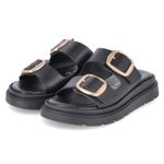 Pantoletten - black leather