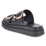 Pantoletten - black leather