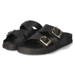 Pantoletten - black leather