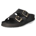 Pantoletten - black leather