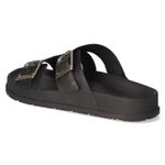 Pantoletten - black leather