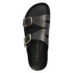 Pantoletten - black leather