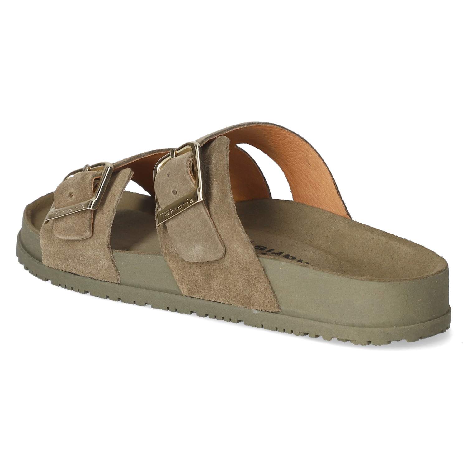 Pantoletten - olive