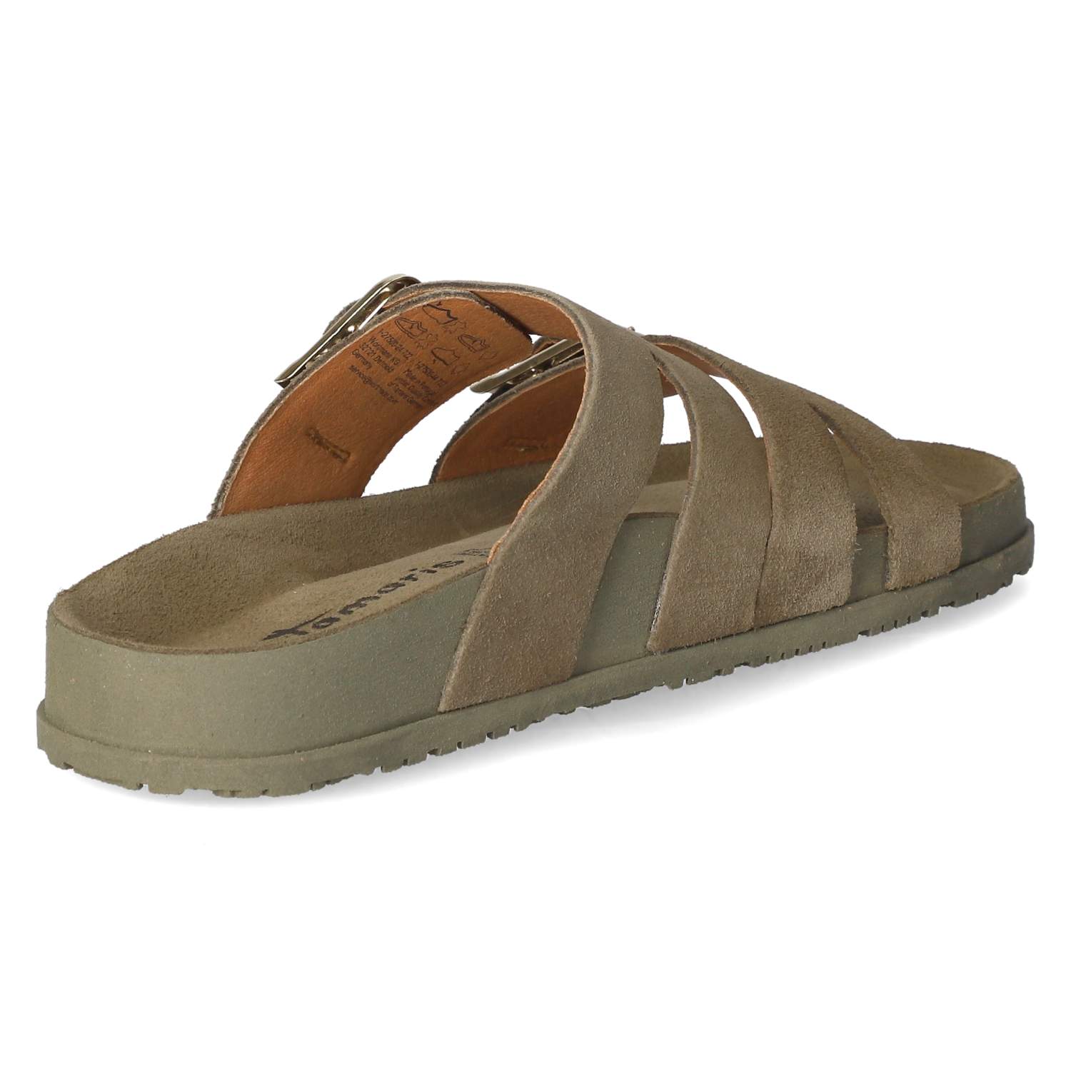 Pantoletten - olive