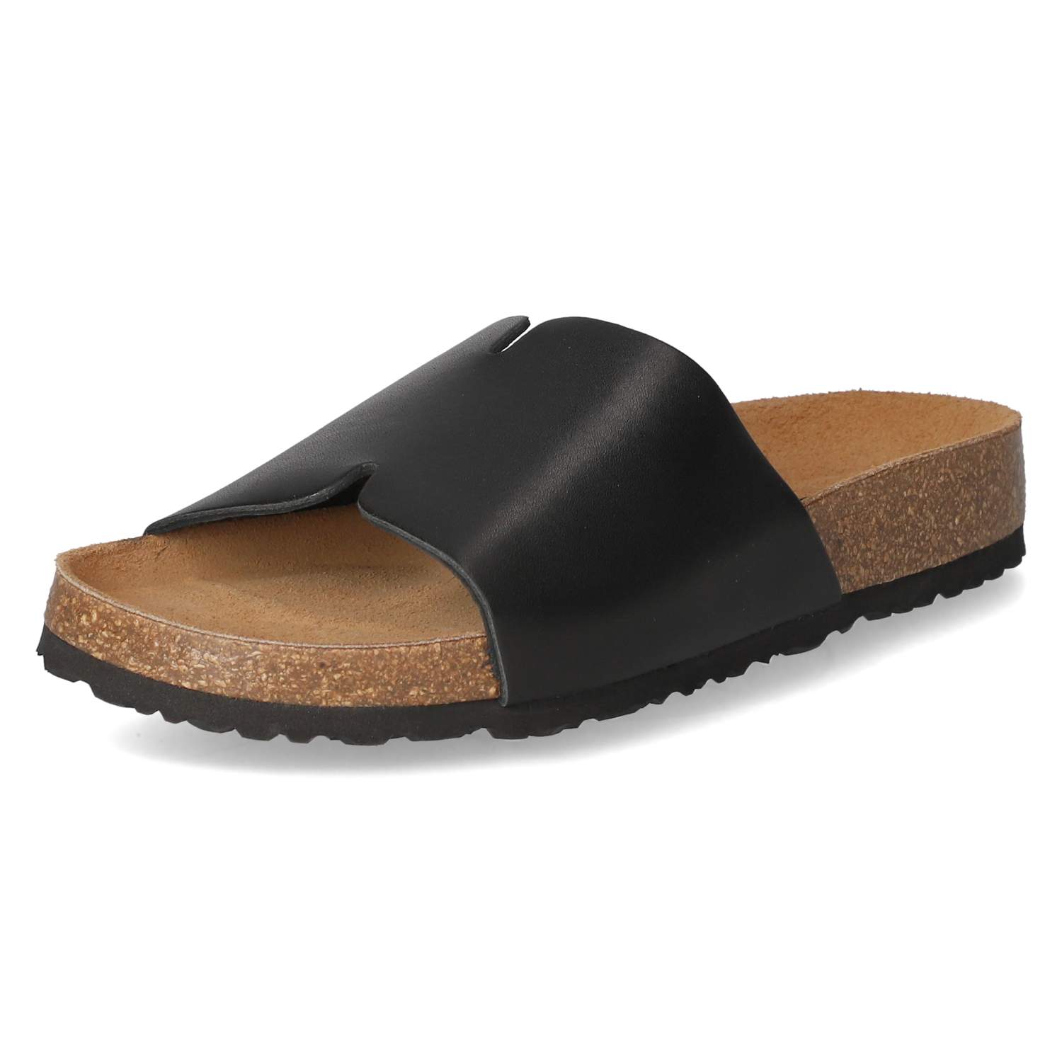 Pantoletten - black leather